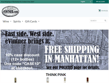 Tablet Screenshot of evintner.com